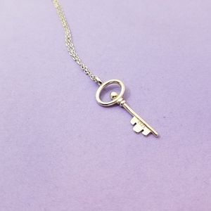 Key Necklace Sterling Silver